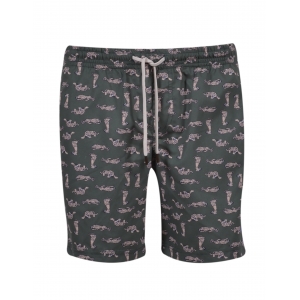 W - Woven (polyester - peached 064 donker groe