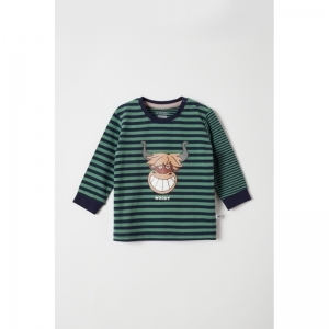 Z - Jersey cotton stretch 960 blauw-groen