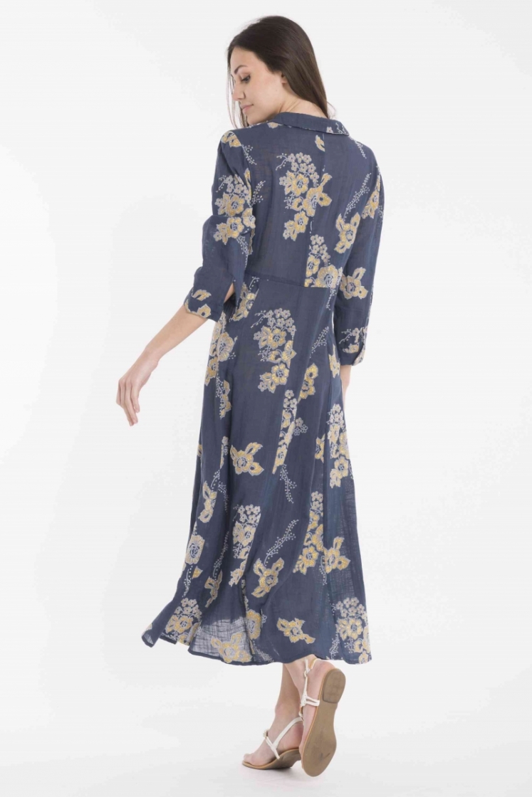 FIJI MAXI DRESS DB22-046 IMPRIME