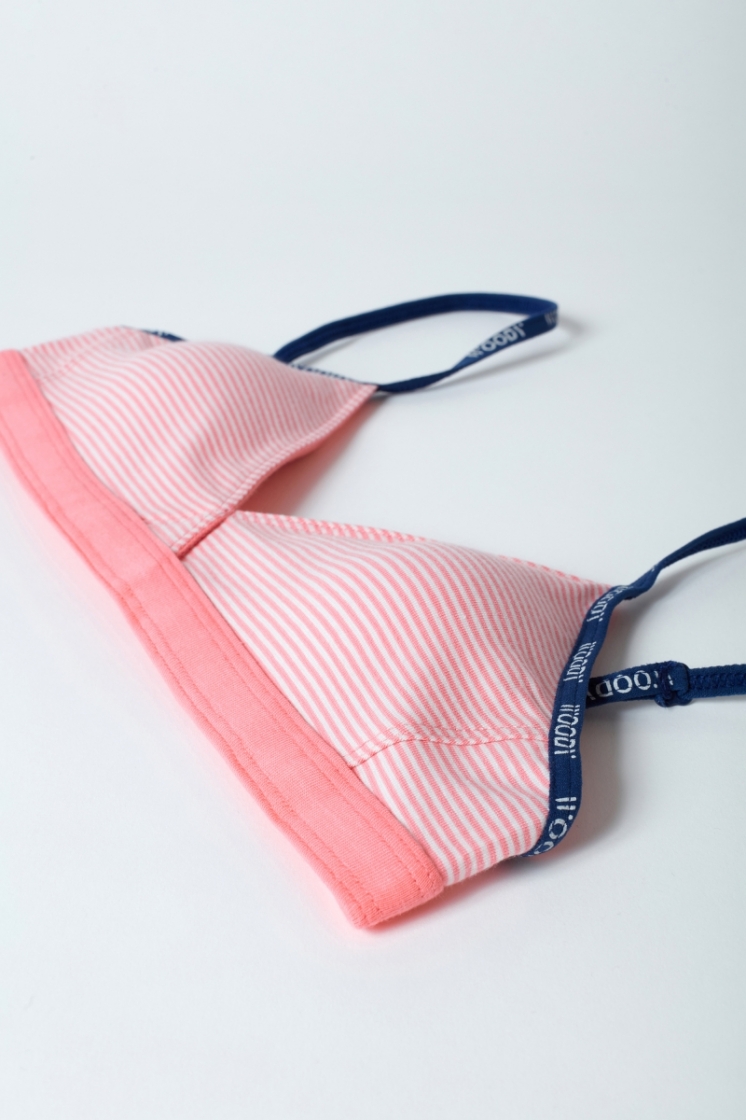 Z - Jersey cotton stretch 943 wit-roze g