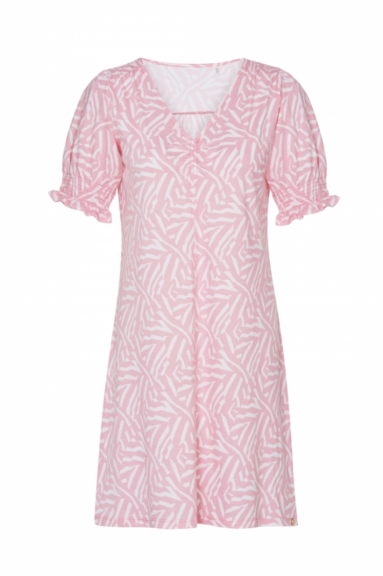 Z - Jersey cotton stretch 917 roze zebra