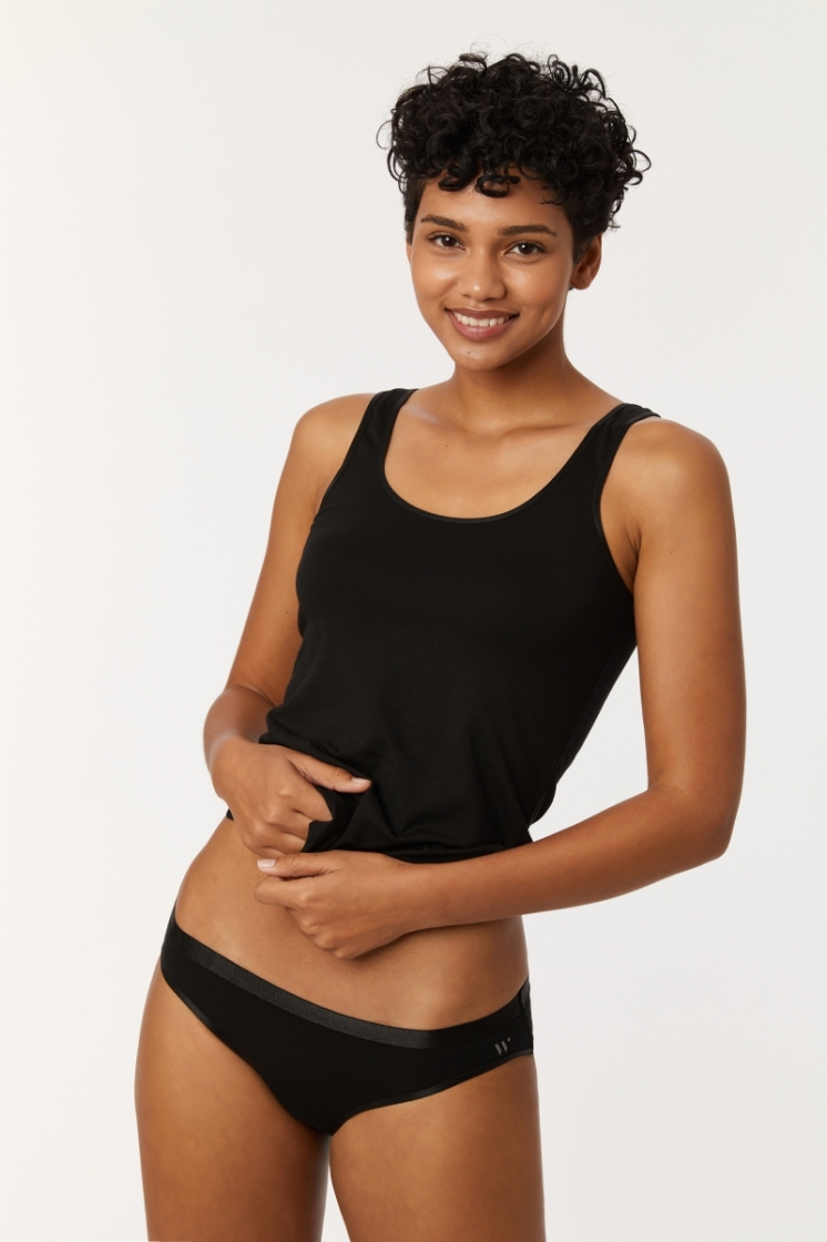 Bikini slip, zwart 199 zwart