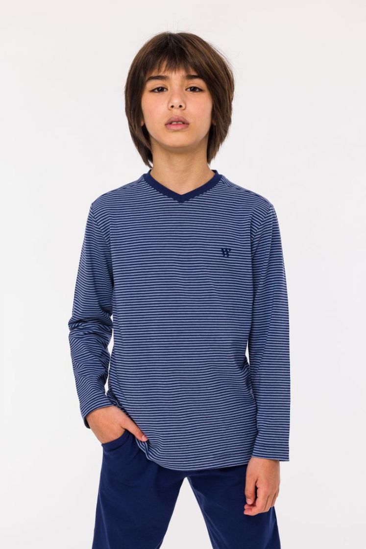 Z 904 blauwe stre